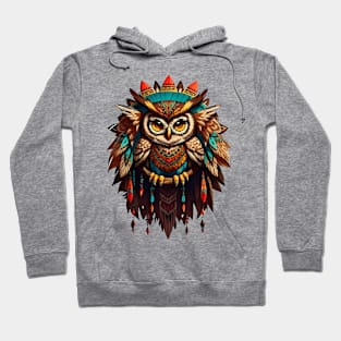 Tribal Owl Hoodie